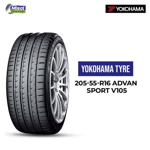 205-55-R16 ADVAN SPORTS V105 JAPAN YOKOHAMA