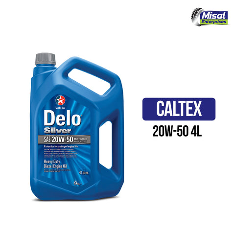 OIL DELO SILVER MULTI 20W50 4LTRS CALTEX