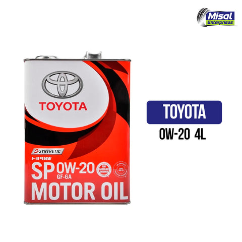 OIL TOYOTA JAPAN SYNTHETIC SP 0W20 4LTRS TOYOTA